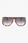 Molo two-tone square sunglasses Schwarz