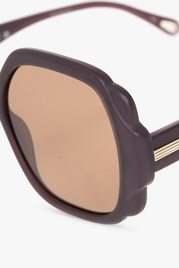 Chloé Brown Small Sunglasses