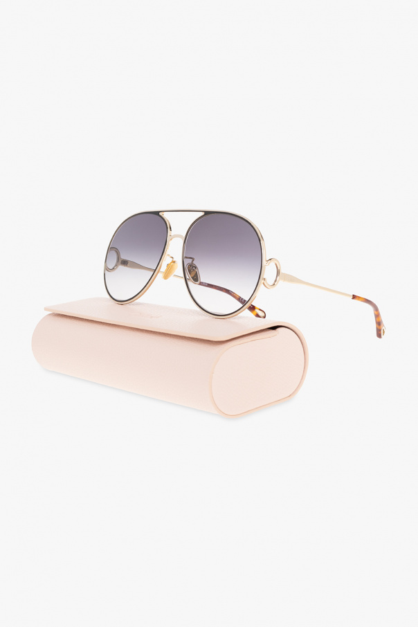 Chloé ‘Austine’ geometric-frame sunglasses
