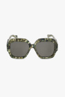 JW Anderson x Persol aviator-frame sunglasses Marrone