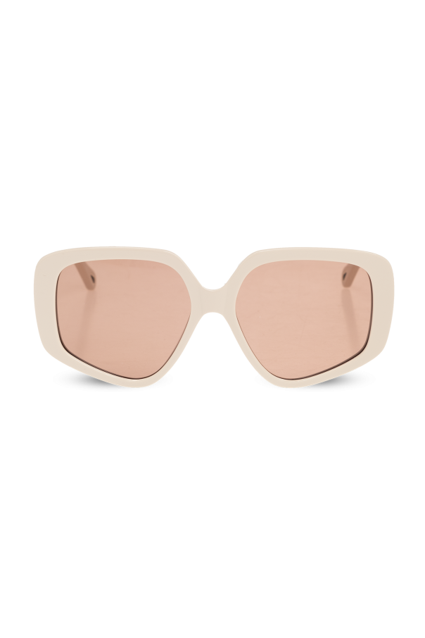Chloé Telemaker square-frame tinted-lens sunglasses