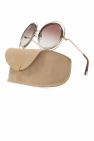 Chloé sunglasses gold-plated with logo