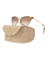 Chloé tortoise-shell geometric-frame sunglasses