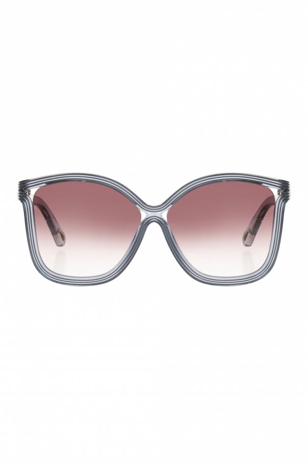 chloe modified square sunglasses