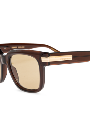 Dsquared2 Gafas de sol Dsquared2 de forma rectangular, ligeramente oversize