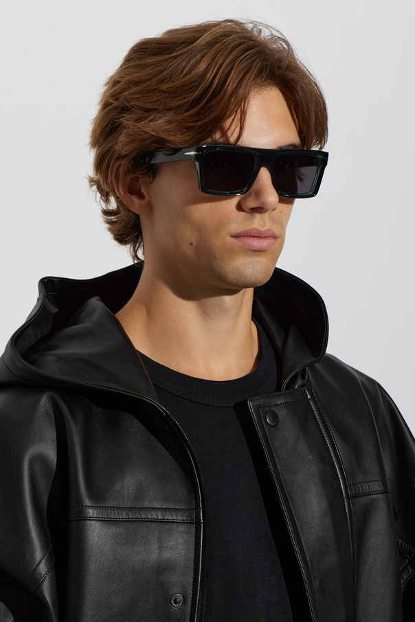 Eyewear by David Beckham Ochelari de soare cu ramă dreptunghiulară, din acetat, în stil masculin