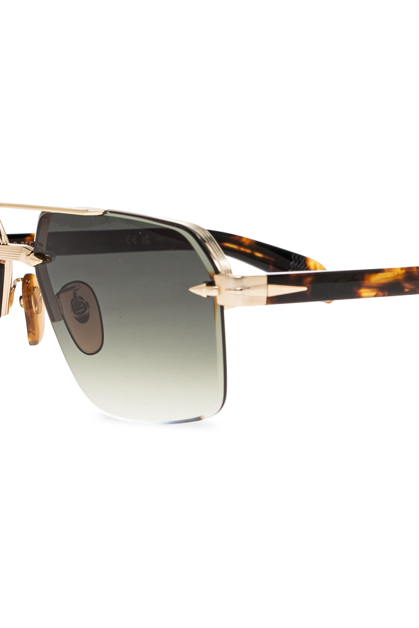 Eyewear by David Beckham Ochelari de soare cu formă modernă, geometrică, cu detalii din acetat și finisaj metalic,