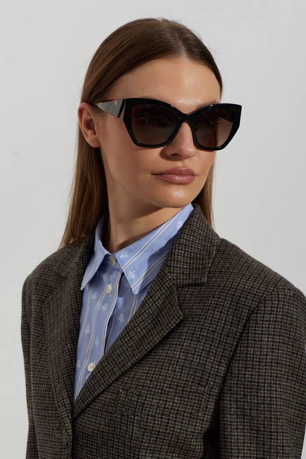 Etro Cat-eye sunglasses with gradient lenses and case