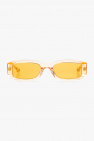 top-bar gradient lens sunglasses