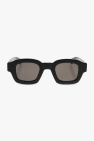 bottega veneta eyewear polished effect oversize frame sunglasses item
