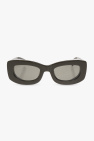 Montblanc tortoise-sheel square sunglasses
