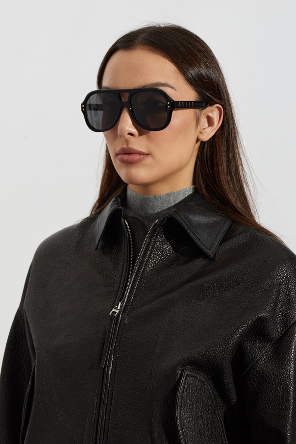 Fendi Sunglasses with a bold, full aviator frame