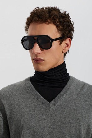 Fendi Sunglasses with a bold, full aviator frame