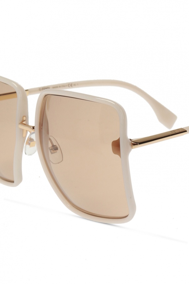 fendi 61mm square sunglasses