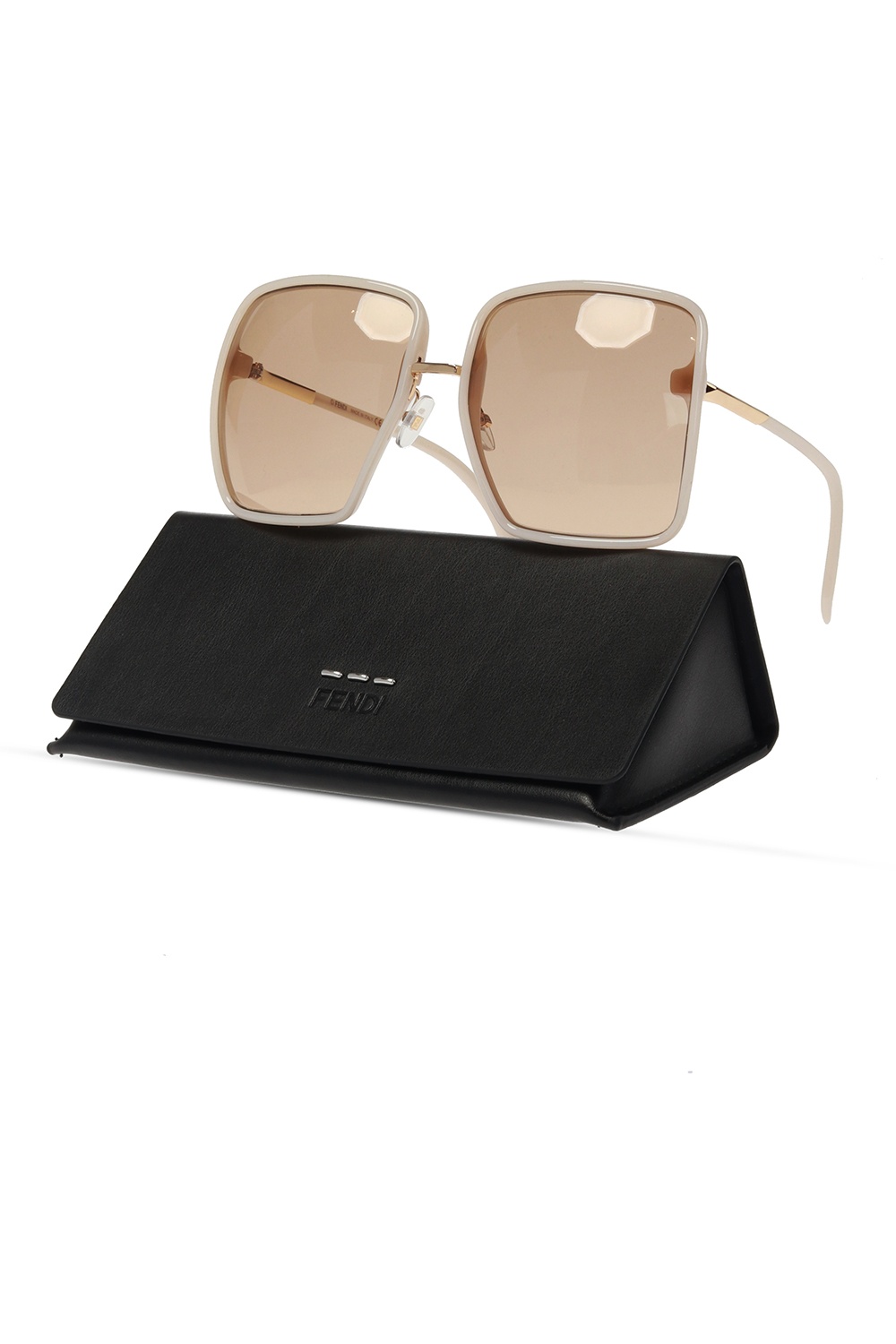 Fendi Pre-owned Woman Cat-eye Chpo sunglasses