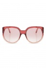 Fendi round sunglasses with logo