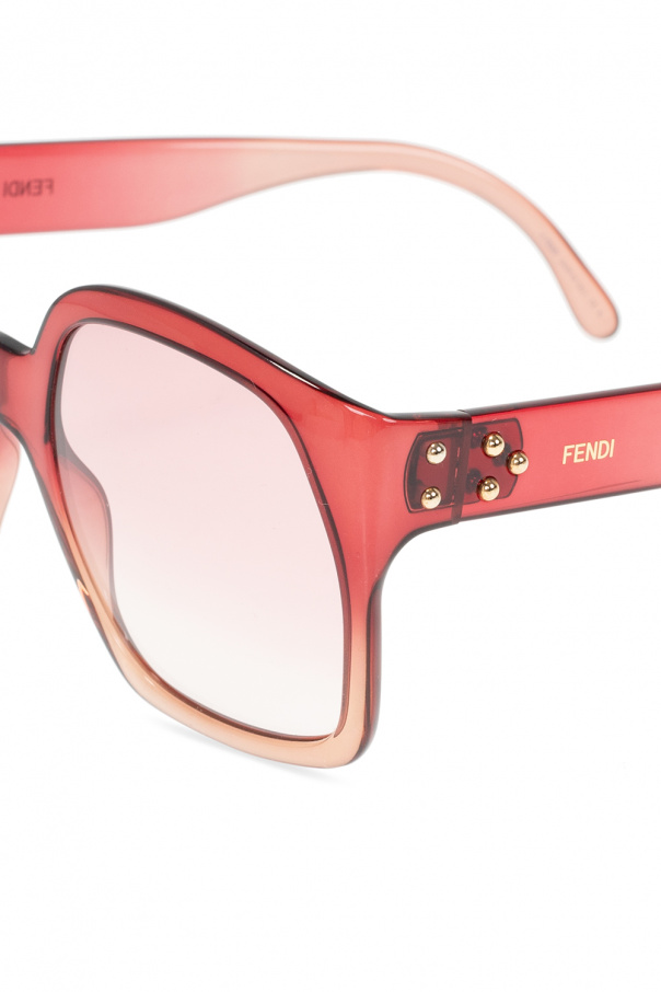 Fendi round-frame tinted sunglasses