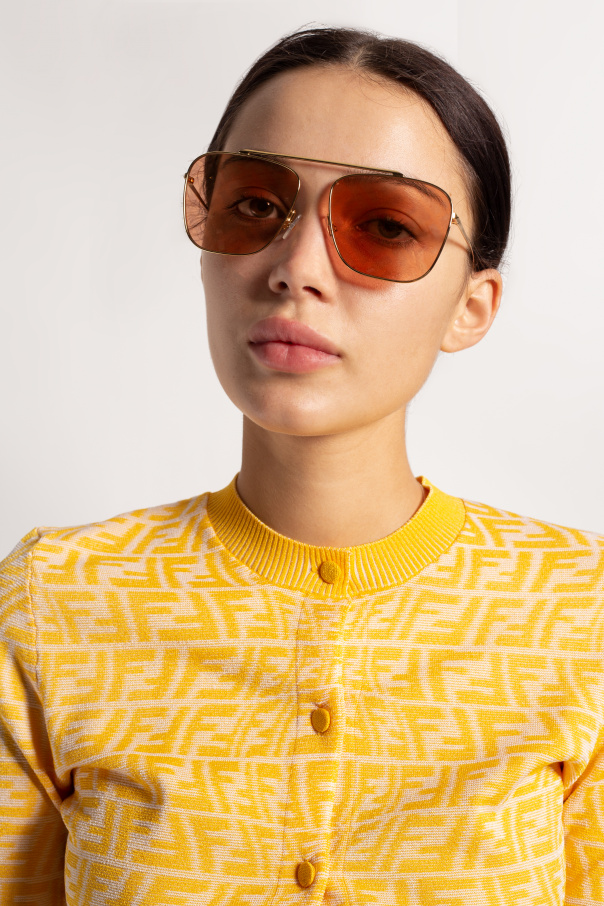 Fendi ALAIA cat-eye sunglasses WITH APPLIQUÉ