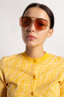 Fendi Keiichi square-frame sunglasses Viola