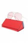 Fendi sunglasses with logo applique balenciaga glasses