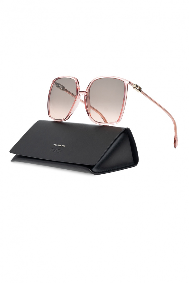 Fendi Givenchy Eyewear cat eye-frame embossed sunglasses