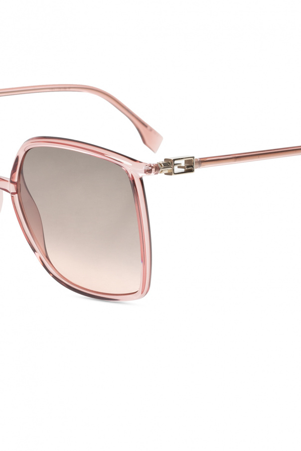 Fendi Givenchy Eyewear cat eye-frame embossed sunglasses