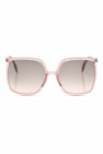 tinted diamond-frame Cat sunglasses