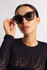 Fendi TOL Eyewear angled cat eye sunglasses