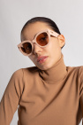 Fendi chloe esther hexagonal sunglasses