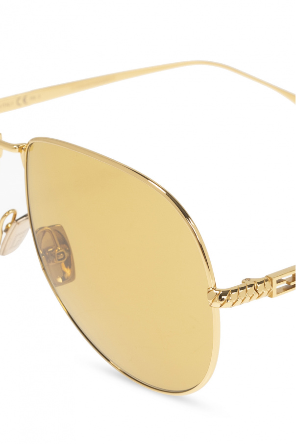 Fendi Valentino Eyewear VLogo rectangle-frame sunglasses