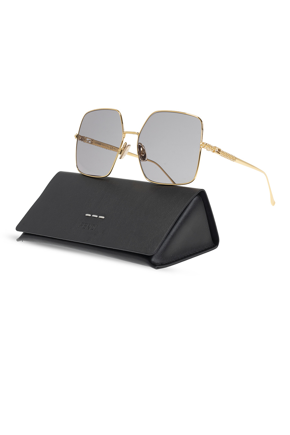 Fendi tortoiseshell Wayfarer sunglasses Braun