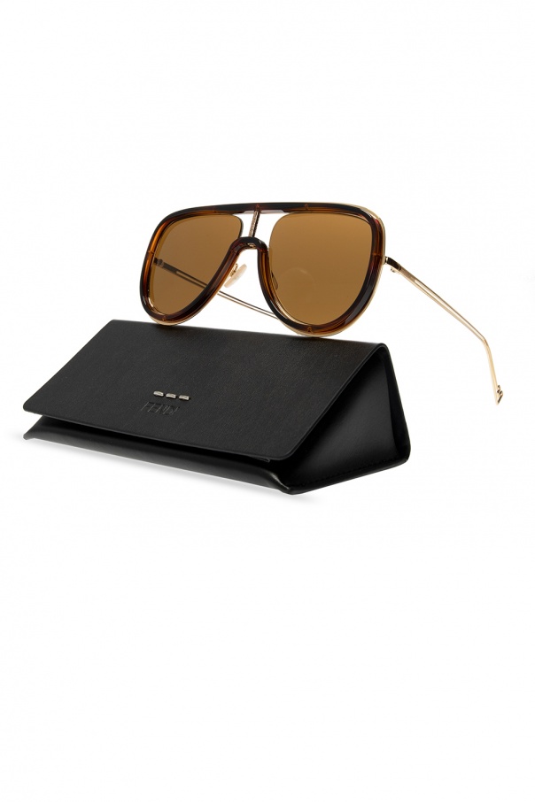 Fendi jimmy choo eyewear alexis oversized frame Milan sunglasses item