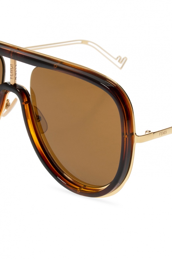 Fendi jimmy choo eyewear alexis oversized frame Milan sunglasses item