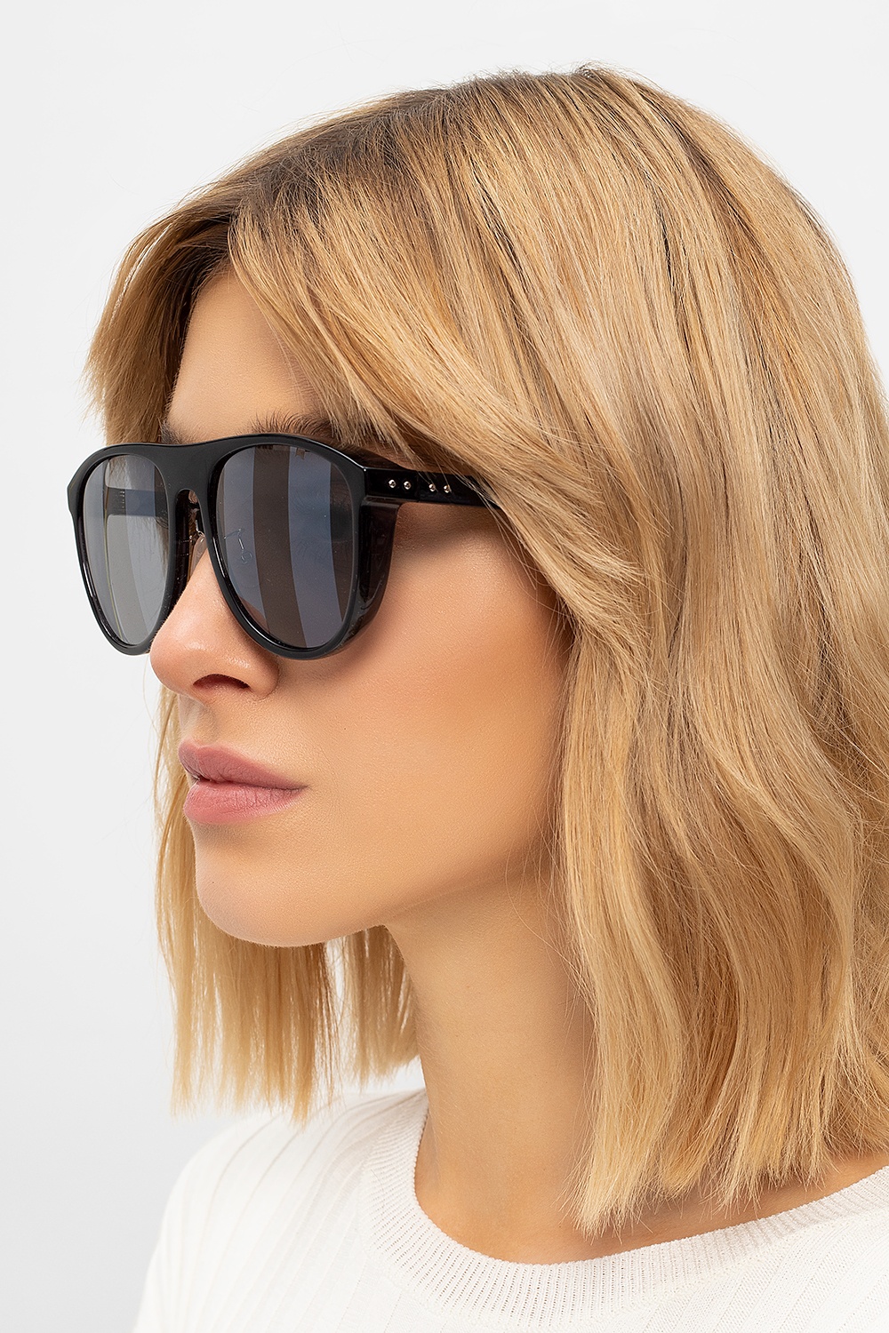 Fendi Branded rectangle sunglasses