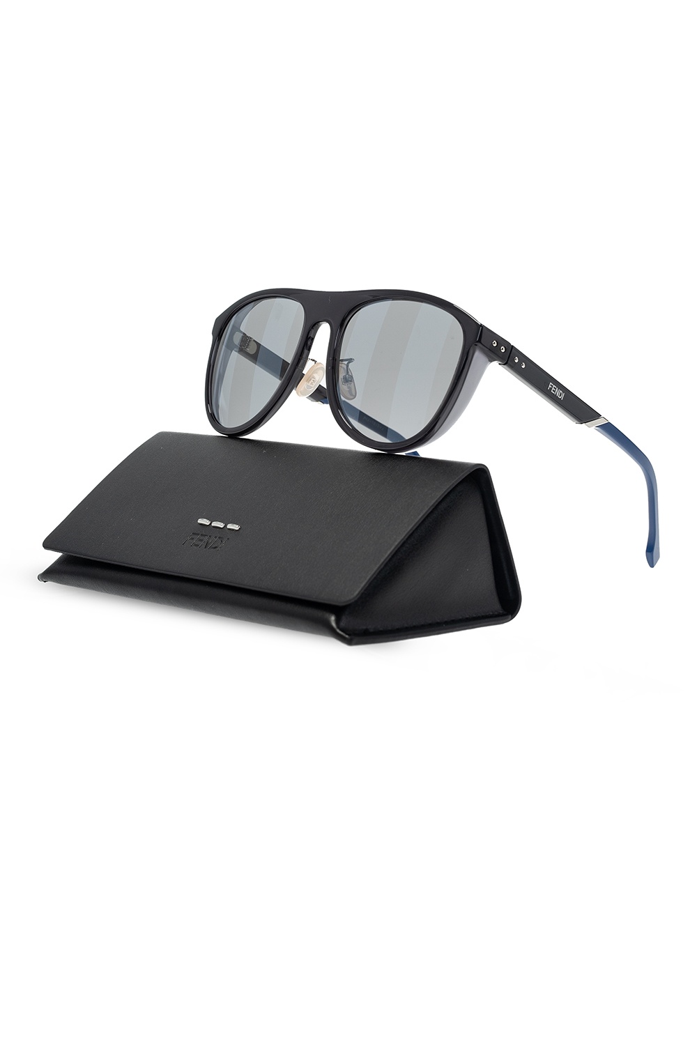 Fendi Branded rectangle sunglasses