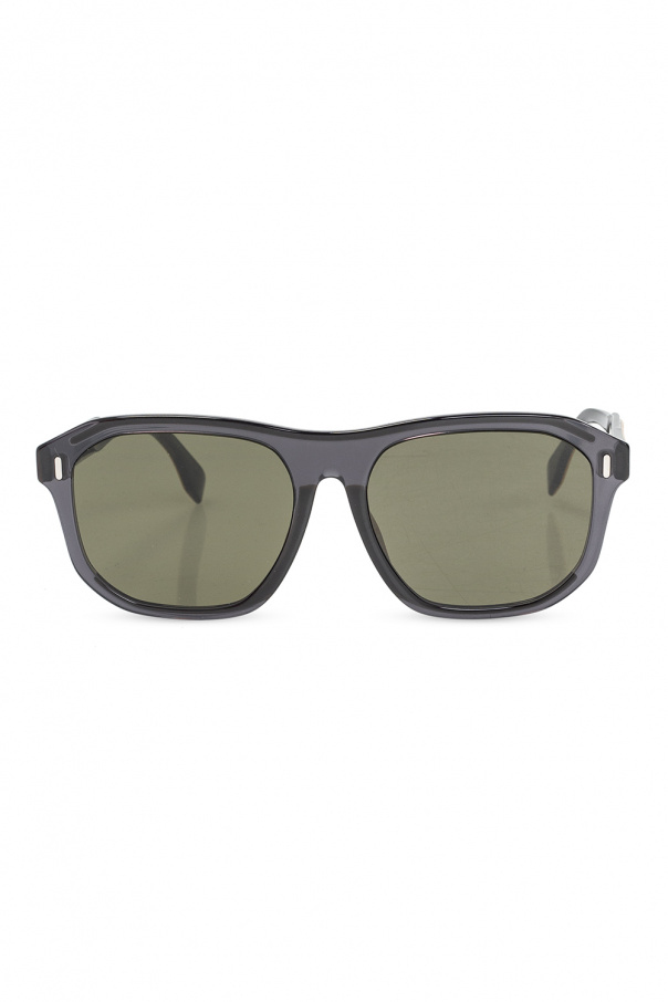 Fendi oversized sunglasses with logo