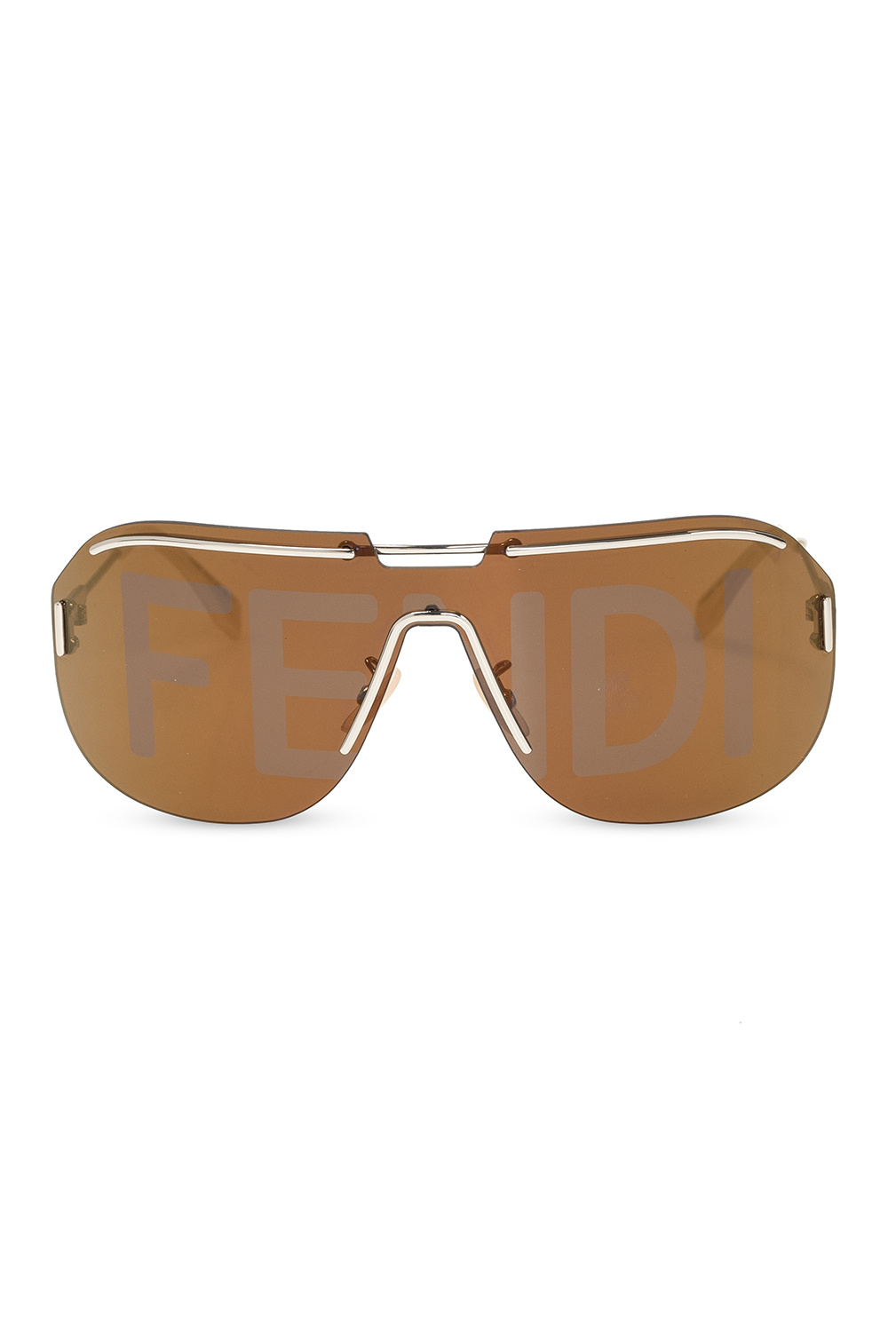 Fendi sunglasses darkgrey with logo