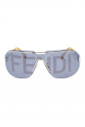 Fendi flight 006 sunglasses crafted with limited edition custom black gold polarised lens