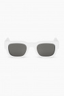 Jacquemus tortoiseshell rectangle-frame sunglasses Braun