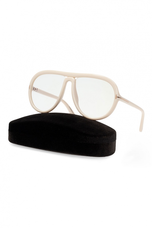 Tom Ford ‘Cybil’ optical glasses with logo