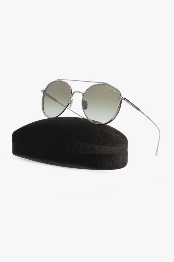Tom Ford geometric sunglasses with logo
