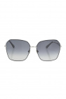 Tom Ford Alexander McQueen Eyewear logo-print pilot-frame sunglasses those Rosa