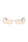 tinted frameless sunglasses navigator-frame Argento