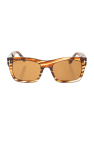 Pull&Bear hexagonal wire frame youth sunglasses in gold