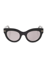Transparent acetate sunglasses