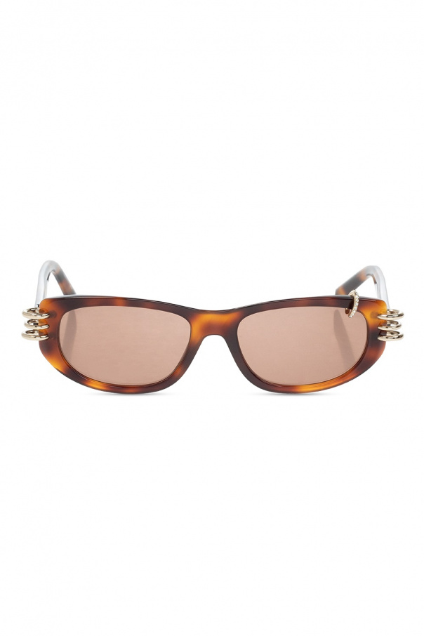 Givenchy bvlgari gemstone geometric frame sunglasses item