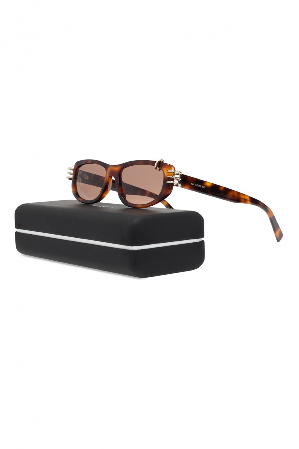 Givenchy bvlgari gemstone geometric frame sunglasses item