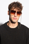 Givenchy lespecs shiny white marant sunglasses in white gold