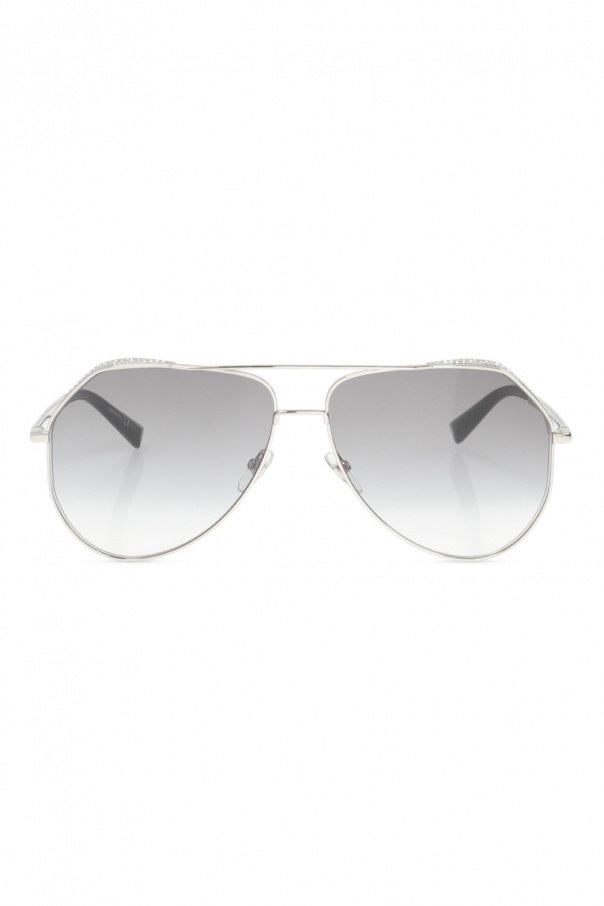 Givenchy Crystal-encrusted moscot sunglasses