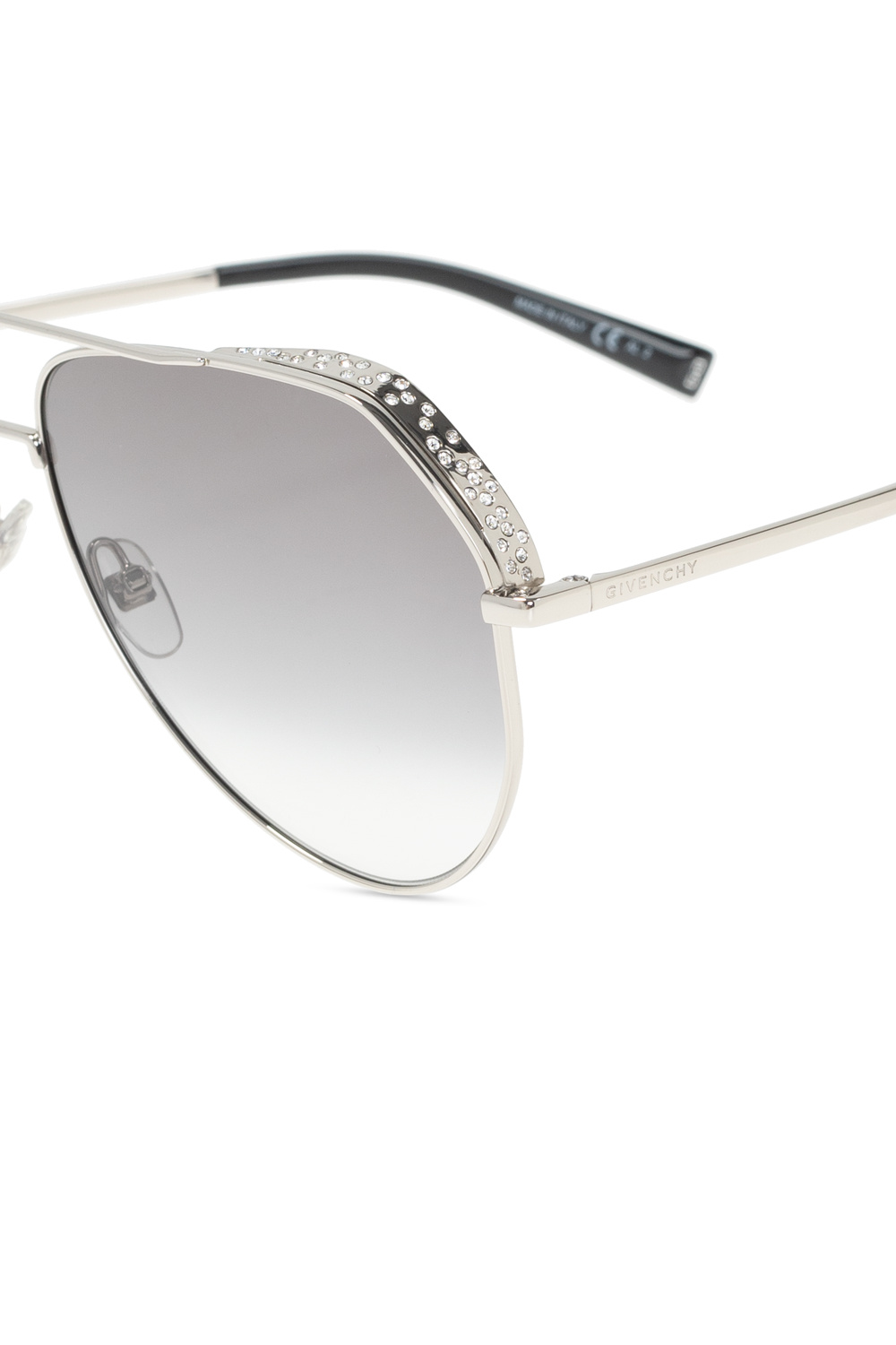 Givenchy Crystal-encrusted Butterfly-effect sunglasses